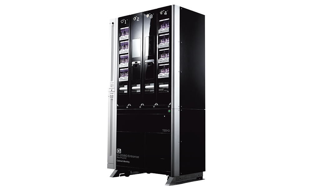 全自動錠剤分包機 Ci-2680 全体像 斜め